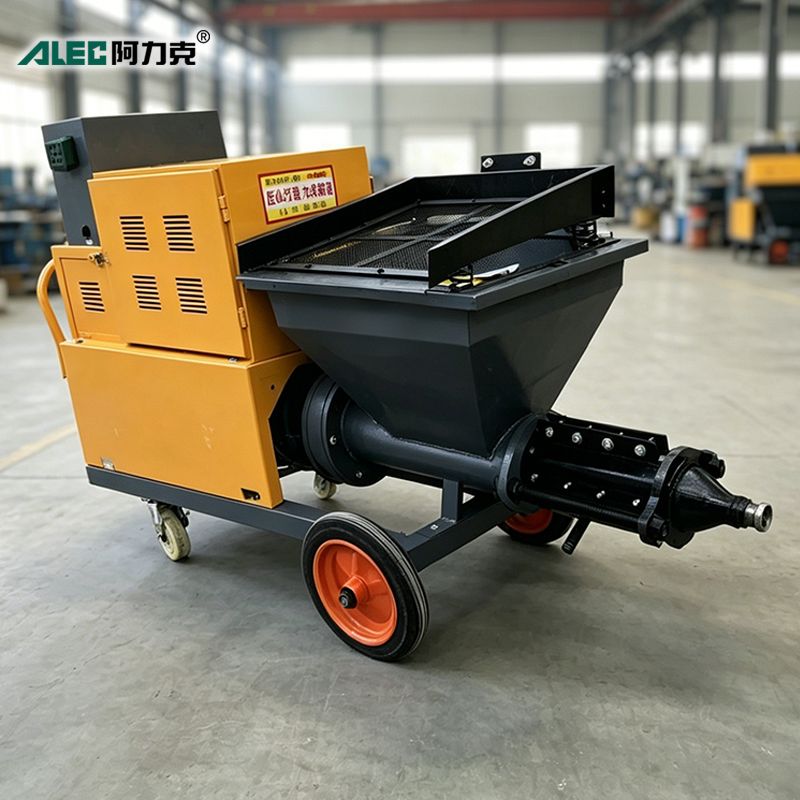 Alec 511 Heavy-duty Mortar Sprayer | Wholesale for Global Construction Distributors 7.5kW | 380V | 150㎡/h Output | 22m Vertical+45m Horizontal | 220kg Wheeled Design Durable continuous operation, low maintenance cost, factory direct supply with OEM customization & bulk preferential pricing.
